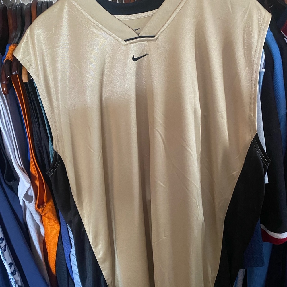 Nike Gold Sleeveless Jersey